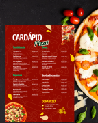 Cardápio em PVC